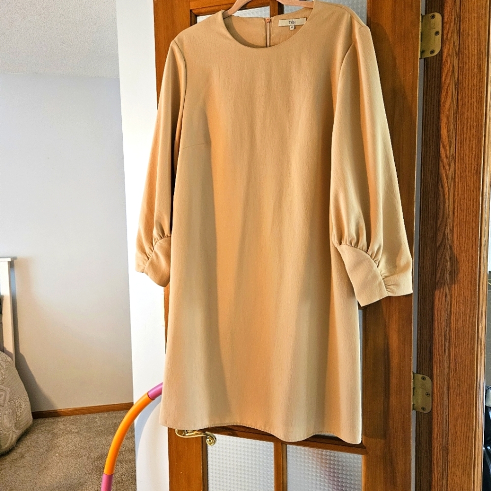 Tibi sheath dress with corset belt.
